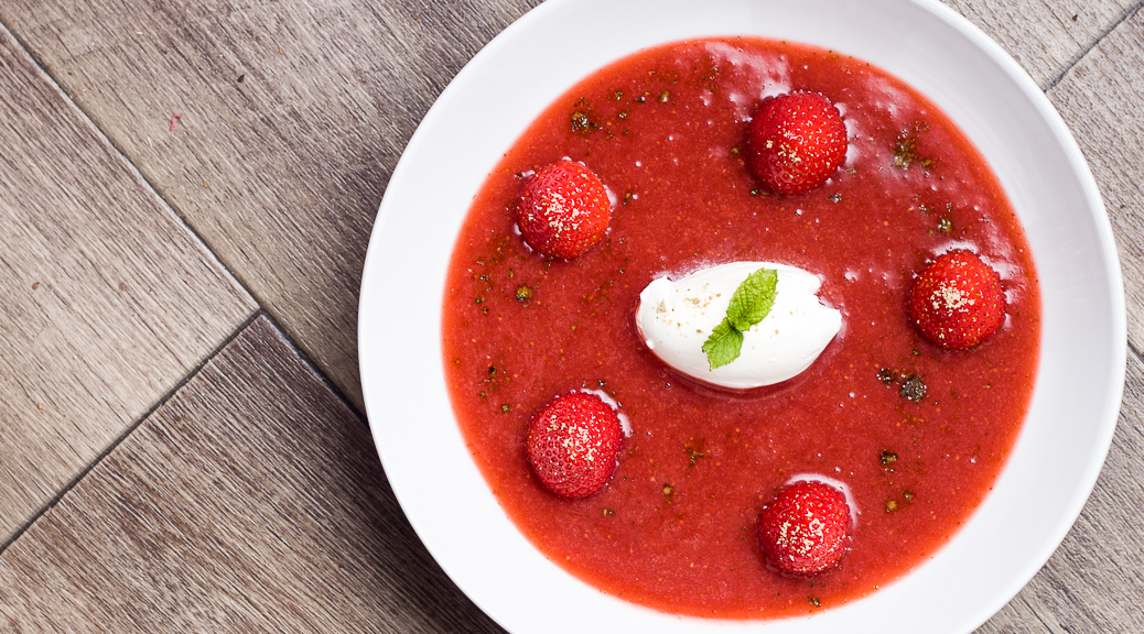 Soupe de fraises