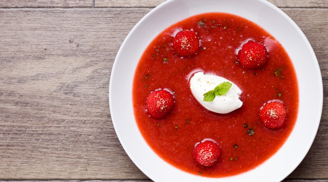 Soupe de fraises