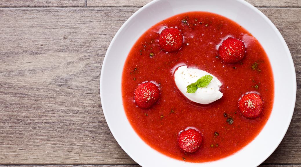 Soupe de fraises