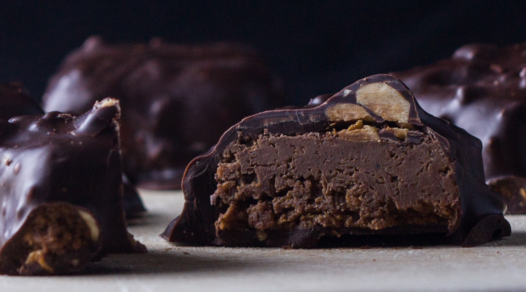 Bonbons au chocolat et praliné