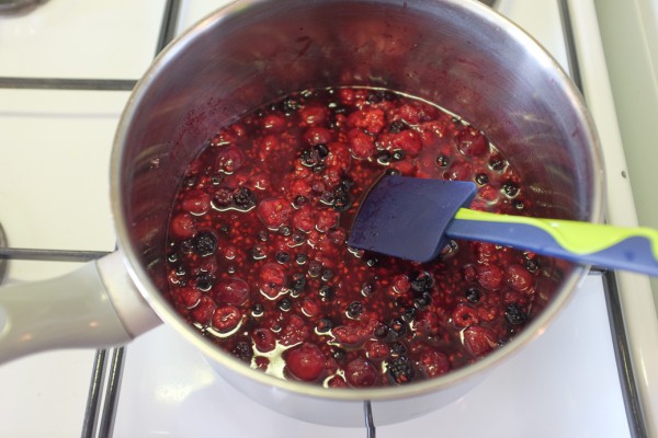 Confit fruits rouges à l'agar-agar