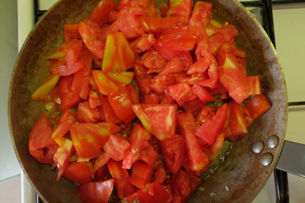 Pasta al pomodoro de Nadia Santinni