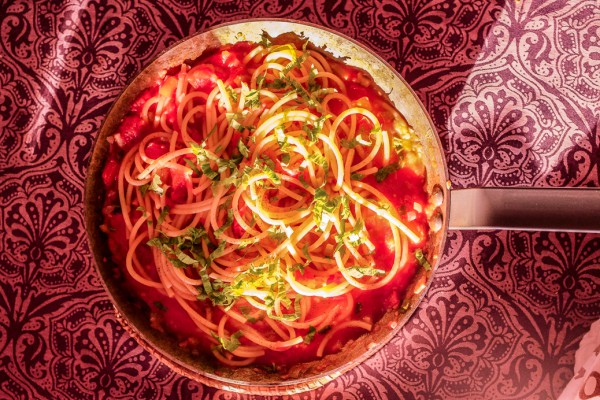 Pasta al pomodoro de Nadia Santinni